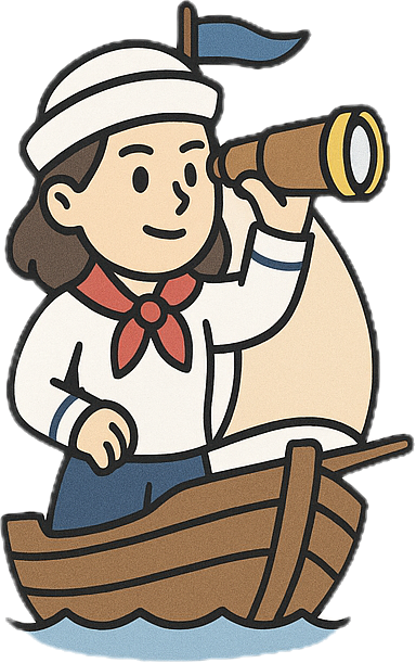 디지털 탐험가형 일러스트